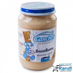 МЛЕЧНА КАША С БИСКВИТИ 190 ГР.ГАНЧЕВ
