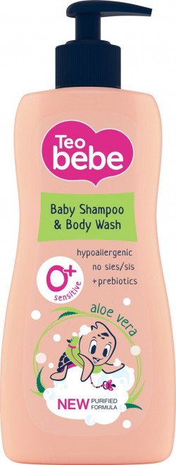 ТЕО БЕБЕ ШАМПОАН И ТЯЛО ALOE 400МЛ.
